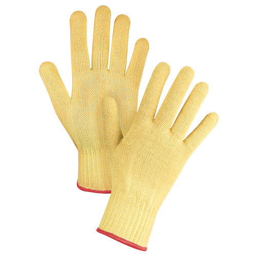 Seamless String Knit Gloves, Size Small/7, 7 Gauge, Kevlar&reg; Shell, ASTM ANSI Level A2/EN 388 Level 3 Fastek
