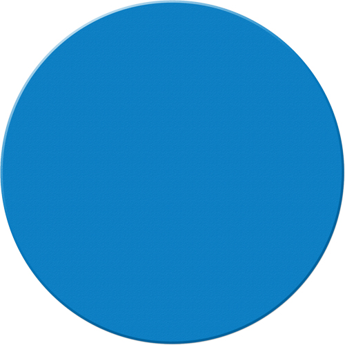 Marqueurs all&eacute;g&eacute;e/5S Armor Stripe, Cercle, 6" lo x 6" la, Bleu, Plastique Fastek