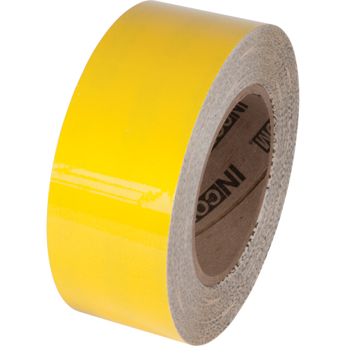 Tuff Mark&reg; Floor Marking Tape, 3" x 100', Polyester, Yellow Fastek