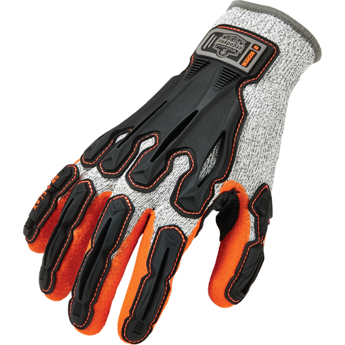 Gants ProFlex 922CR &agrave; r&eacute;duction d'impact dorsal, Petit, Paume en Synth&eacute;tique, Poignet Poignet en tricot Fastek