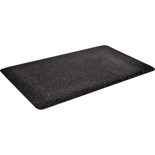 WD Foodmaster Mats, Smooth, 2' x 2' x 9/16", Black, Vinyl Foam Fastek