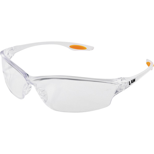 Law&reg; 2 Safety Glasses, Clear Lens, ANSI Z87+ Fastek