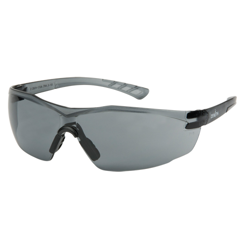 Z700 Series Safety Glasses, Grey/Smoke Lens, Anti-Scratch, Meets/Exceeds CSA Z94.3 Fastek