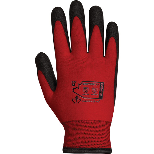 Gants doubl&eacute;s pour l'hiver Dexterity, 10/T-Grand, R&ecirc;vetement PVC, Calibre 15, Enveloppe en Nylon Fastek
