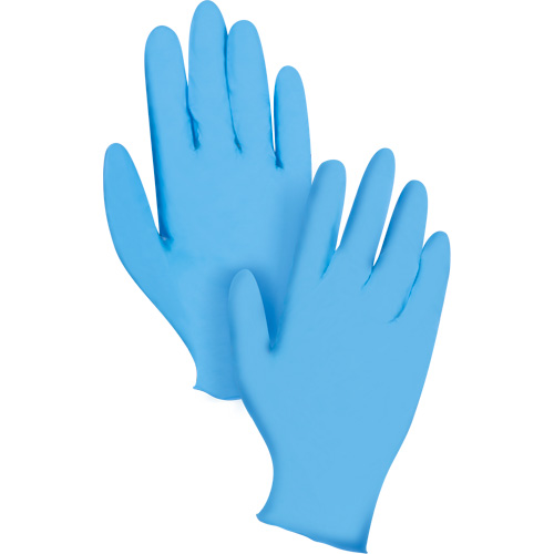 Gants jetables KeepKleen, T-Grand, Nitrile, 8 mils, Sans poudre, Bleu Fastek