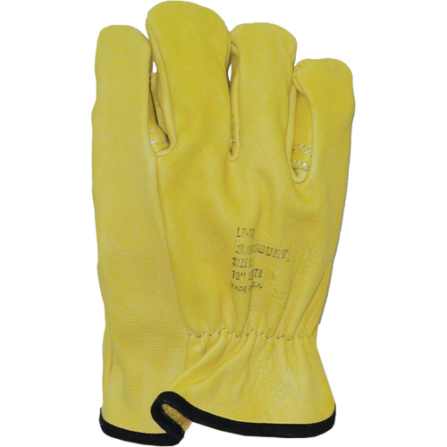 Salisbury  Leather Protector Gloves, Size 11, 10" L Fastek