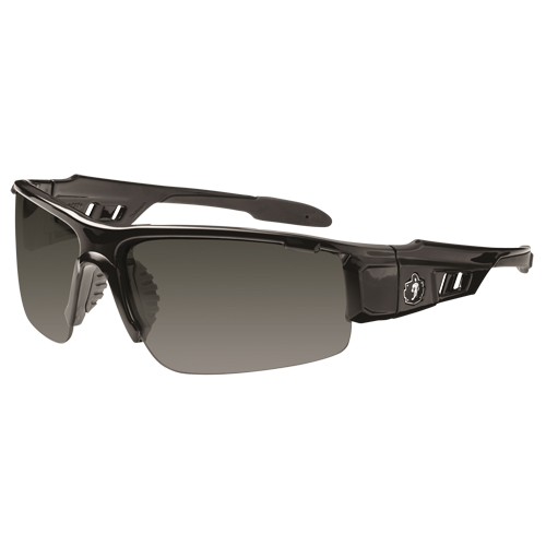 Lunettes de s&eacute;curit&eacute; Skullerz Dagr, Lentille Grise/fum&eacute;e, Anti-&eacute;gratignures, ANSI Z87+/R&eacute;pond ou surpasse la norme CSA Z94.3 Fastek