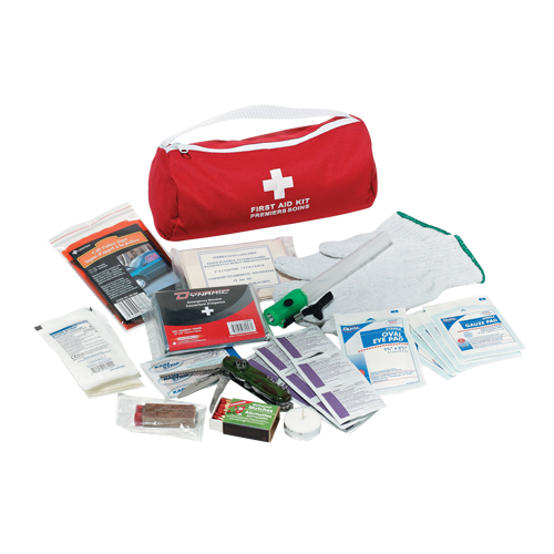 Dynamic Car First Aid Kit, Class 1 Medical Device, Nylon Bag Fastek