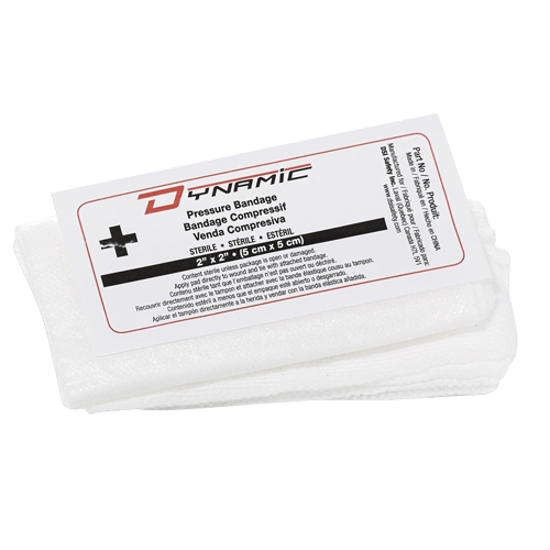 Dynamic Compress Bandage, 2" L x 2" W Fastek