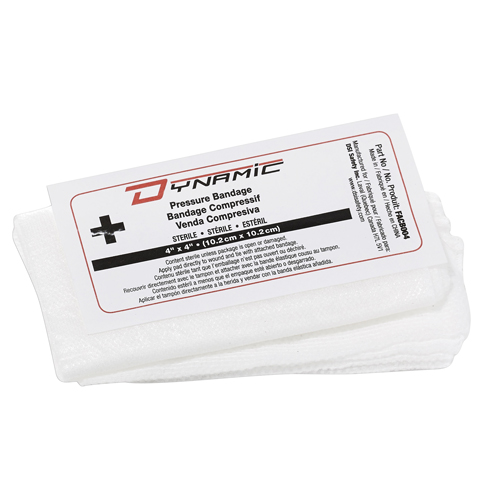 Dynamic Compress Bandage, 3" L x 3" W Fastek