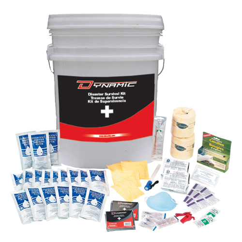Dynamic Emergency Preparedness First Aid Kit, Class 1 Medical Device, Bucket Fastek