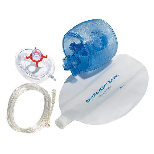 Dynamic Manual Resuscitator, Single Use Faceshield, Class 1 Fastek