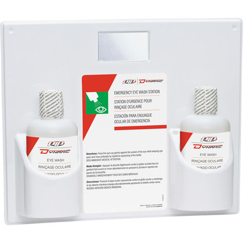 Douche oculaire avec solution isotonique Dynamic, Double Fastek