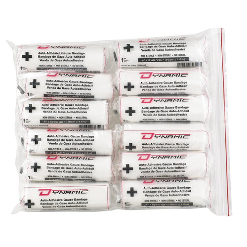 Dynamic Gauze Bandage, Roll, 15' L x 4" W, Medical Device Class 1 Fastek