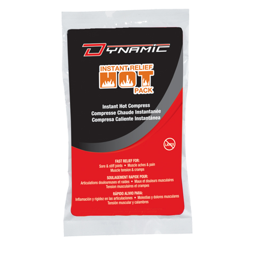 Dynamic Instant Compress, Hot, Single Use, 6" x 10" Fastek