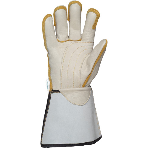 Linemans Glove, Small, Grain Cowhide Palm Fastek