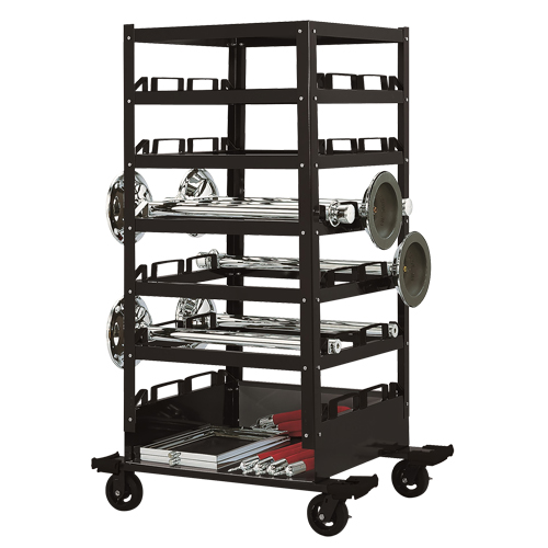 Six Tier Storage Cart, Steel Fastek