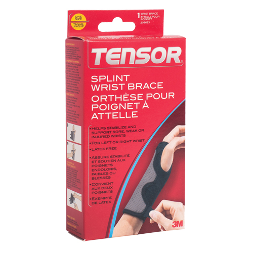 Tensor Wrist Brace, Neoprene, One Size Fastek