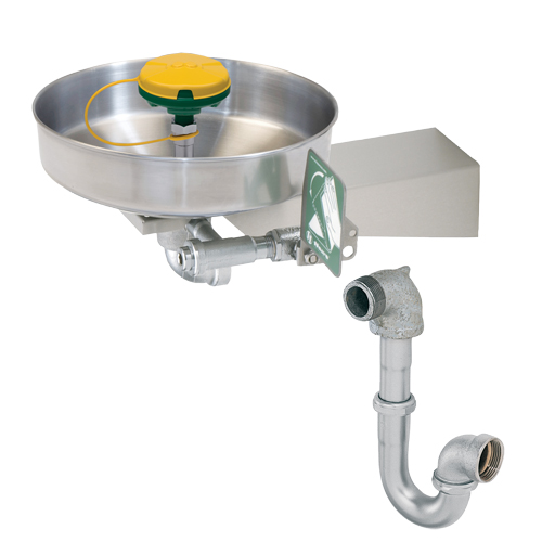 Axion&reg; Eye/Face Wash Station, Wall-Mount Installation, Stainless Steel Bowl Fastek