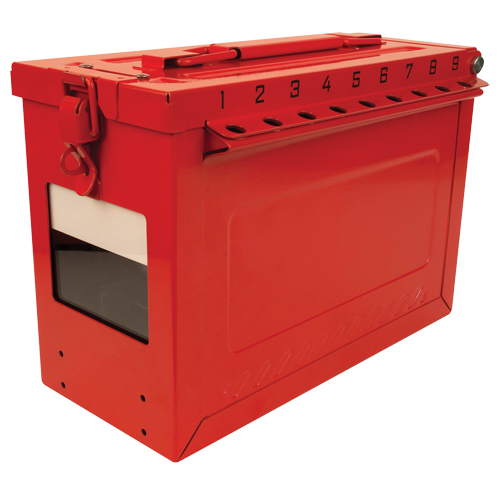 Large Group Lock Box, Red Fastek