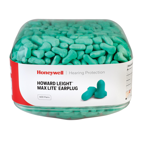 Howard Leight Maximum Lite Earplugs, Bulk - Canister Fastek