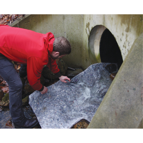 Tapis Husky Spilltration, 32" la x 4' lo, Lourd Fastek