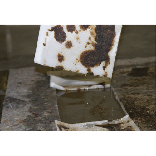 Chiffons pour l'huile Spilltration, Huile seulement, 16" x 10", 29 gal. d'absorption Fastek