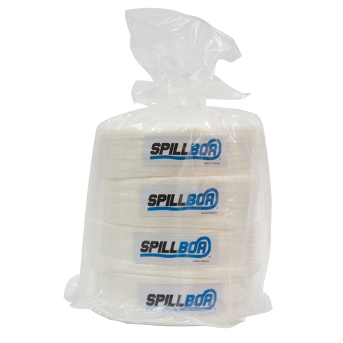 Balle SpillBoa, Huile seulement, 25' lo x 5" la, Absorption 28 gal., 4 /pqt Fastek