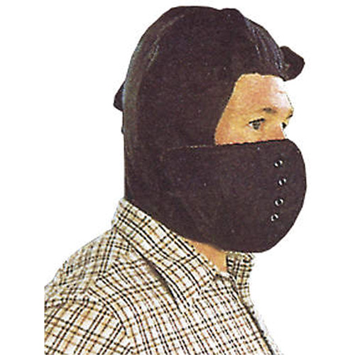 Hard Hat Winter Liner with Removable Face , Cotton/Kasha Lining, One Size, Black Fastek