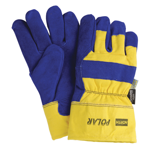 Gants isol&eacute;s North Polar, Paume Cuir refendu, Taille T-Grand Fastek