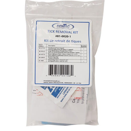 Tick Safety Kit, Class 1 Medical Device, Wallet Fastek