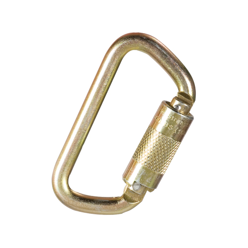 Carabiner, Steel, 5000 lbs Capacity Fastek