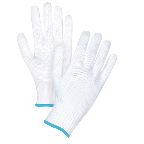 Seamless String Knit Gloves, Polyester, 10 Gauge, X-Large Fastek