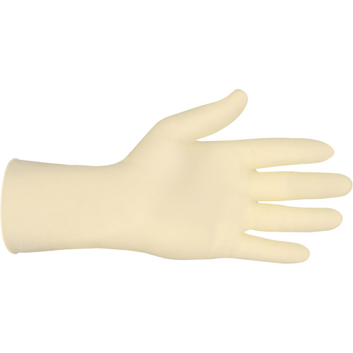 Gants de calibre industriel, Petit, Latex, 5 mils, Sans poudre, Blanc Fastek
