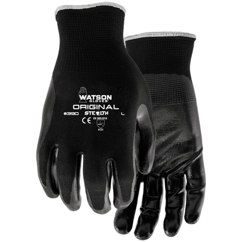 Stealth Original Coated Gloves, 7/Small, Nitrile Coating, 13 Gauge, Nylon Shell Fastek
