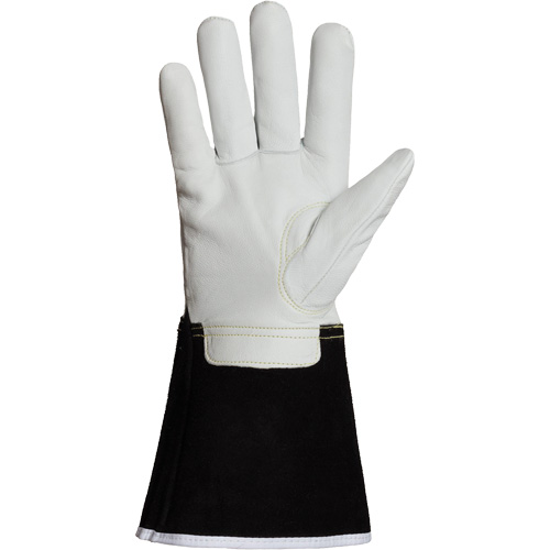 Endura&reg; 399GKGL5 Welding Gloves, Grain Goatskin, Size Medium Fastek