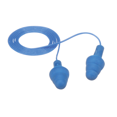 Bouchons d'oreilles d&eacute;tectables E-A-Rsoft UltraFit, Avec cordon, R&eacute;gulier, Vrac - Sac en poly, NRR dB 25 Fastek