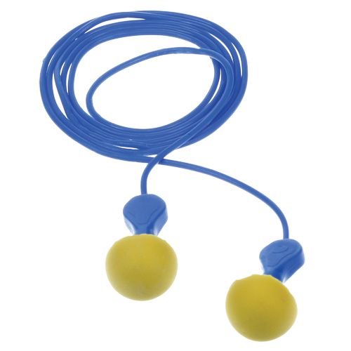 Bouchons d'oreilles d&eacute;tectables E-A-Rsoft Express Pod, Avec cordon, R&eacute;gulier, Vrac - Sachet coussin, NRR dB 23 Fastek