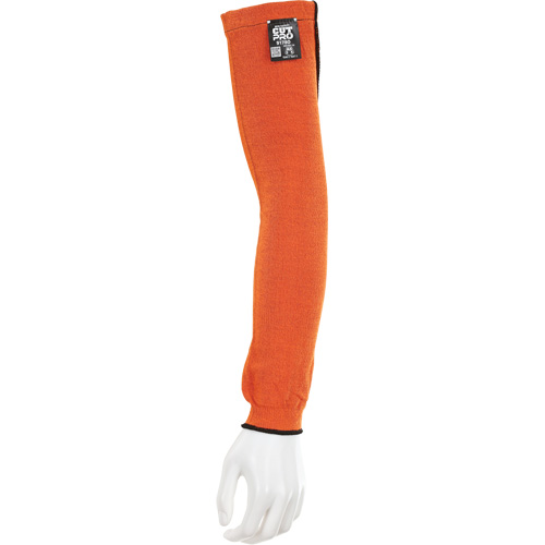Memphis&reg; Sleeves With Thumb Hole, Kevlar&reg;, 18", ASTM ANSI Level A5, Orange Fastek