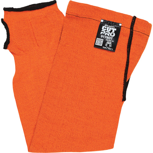 Memphis&reg; Sleeves, Kevlar&reg;, 18", ASTM ANSI Level A5, Orange Fastek