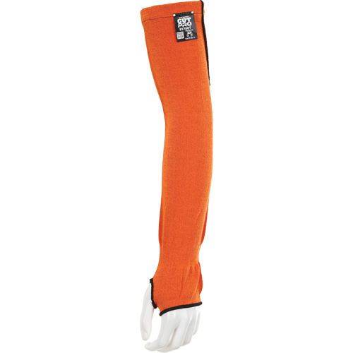 Memphis&reg; Sleeves, Kevlar&reg;, 18", ASTM ANSI Level A5, Orange Fastek