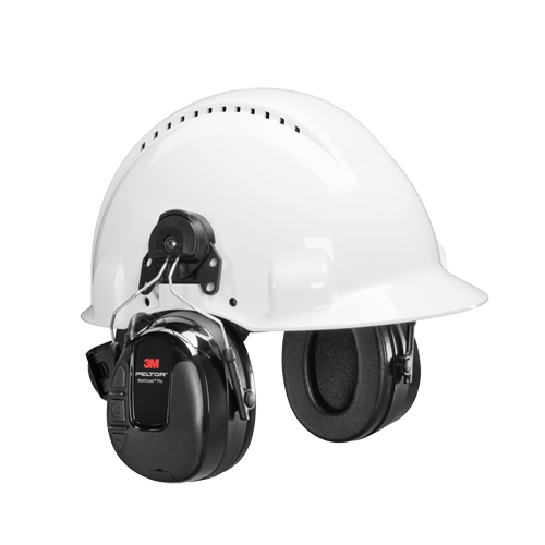 Peltor WorkTunes Pro AM/FM Radio Headset, Cap Mount Style, 26 dB Fastek