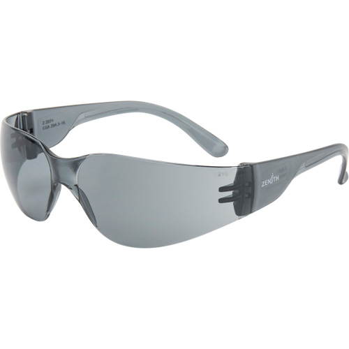 Z600 Series Safety Glasses, Grey/Smoke Lens, Anti-Scratch, ANSI Z87+/Meets/Exceeds CSA Z94.3 Fastek
