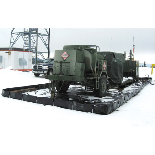 Barres L-Rod Insta-Berm, Capacit&eacute; 748 gal. US, 10' la x 10' lo x 12" h, Support en L Fastek