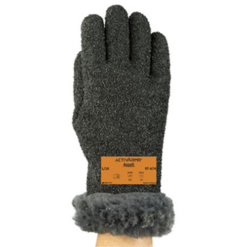 Gants ActivArmr 97-674 pour le froid extr&ecirc;me, 12/3T-Grand, R&ecirc;vetement PVC, Enveloppe en Coton Fastek