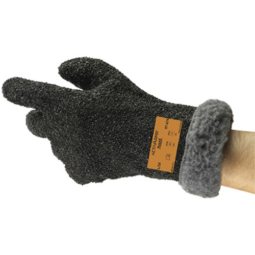 Gants ActivArmr 97-674 pour le froid extr&ecirc;me, 12/3T-Grand, R&ecirc;vetement PVC, Enveloppe en Coton Fastek