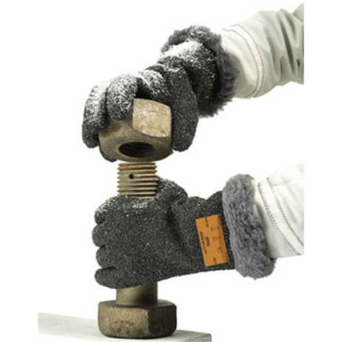 Gants ActivArmr 97-674 pour le froid extr&ecirc;me, 12/3T-Grand, R&ecirc;vetement PVC, Enveloppe en Coton Fastek