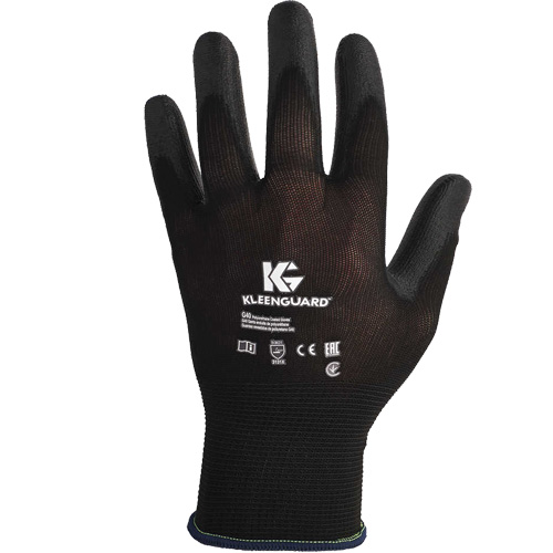 KleenGuard G40 Coated Gloves, 8/Medium, Polyurethane Coating, Nylon Shell Fastek