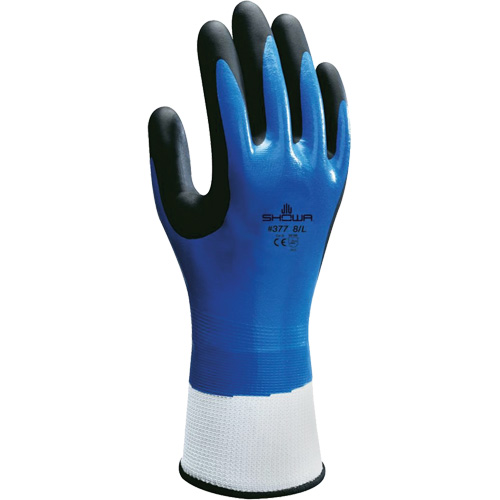 377-IP Coated Impact Gloves, 7/Medium, Synthetic Palm, Elastic/Knit Wrist Cuff Fastek
