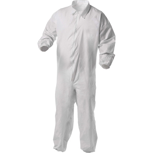 Kleenguard A35 Coveralls, 2X-Large, White, Microporous Fastek